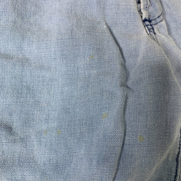 Guess Womens Shorts Size 3 Juniors Blue Light Wash Denim Cotton Linen Blend - Picture 5 of 14